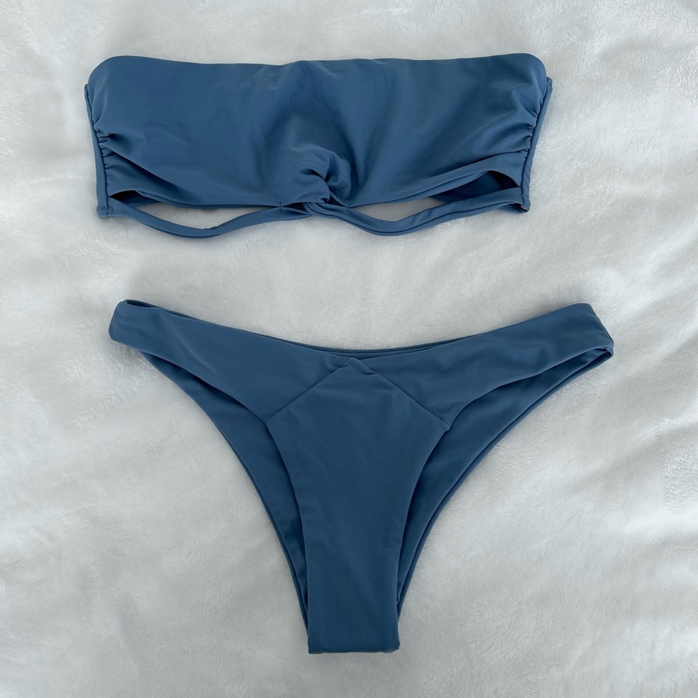 Zaful Blue Two Piece Sexy Swimsuit size US 8 New no tags